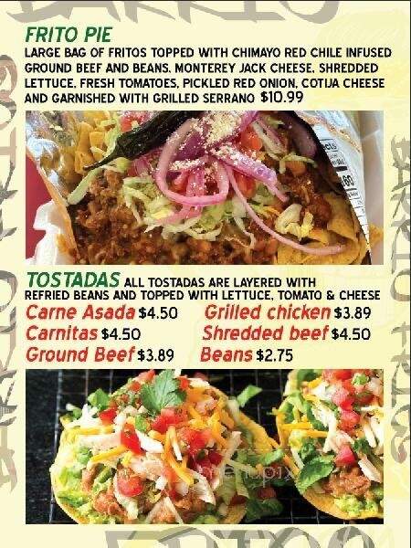 Barrio Fries - Espanola, NM menu_pic