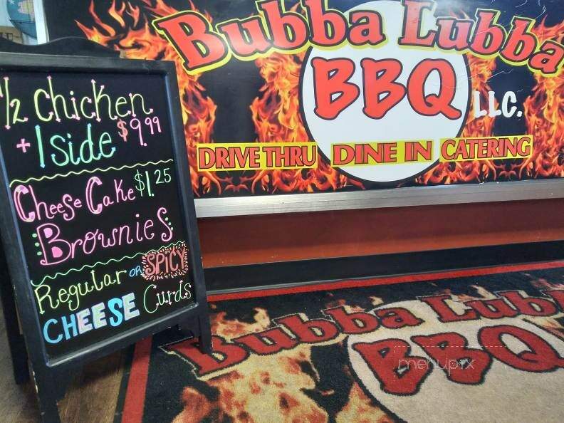 Bubba Lubba BBQ - Paris, IL menu_pic