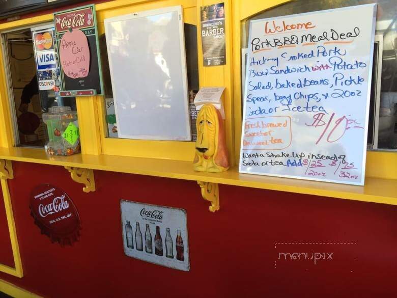 Trolley's BBQ - Nashville, IN menu_pic