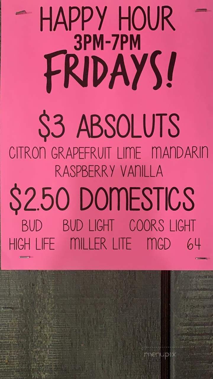 Chuck's Place - Crete, IL menu_pic