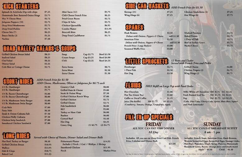 Millington Inn - Millington, MI menu_pic