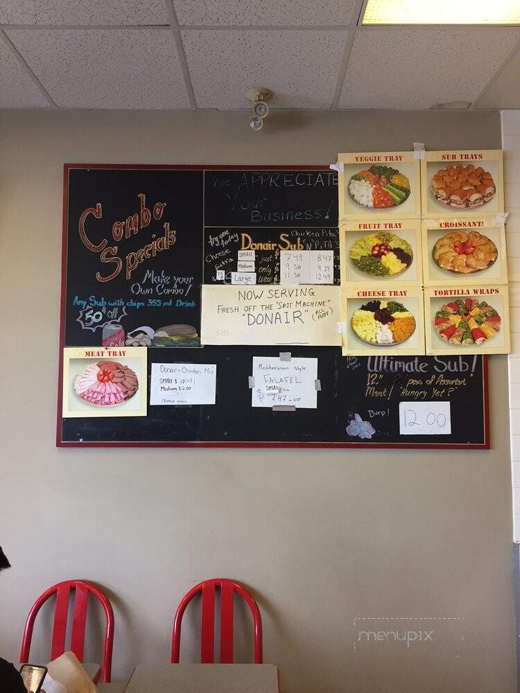 Subs N More - Calgary, AB menu_pic