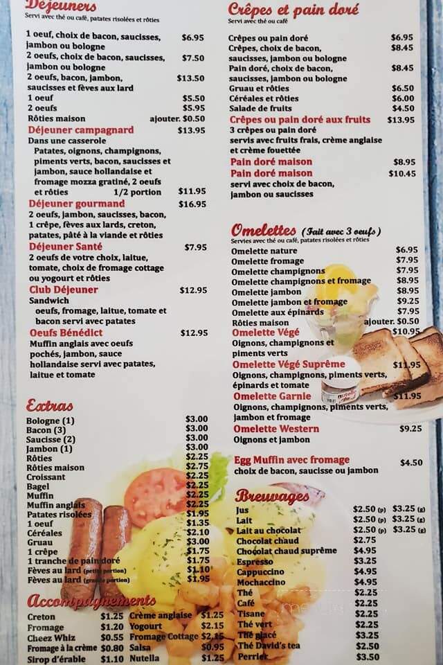 Restaurant Chez Claudine Enr - Pointe-A-La-Croix, QC