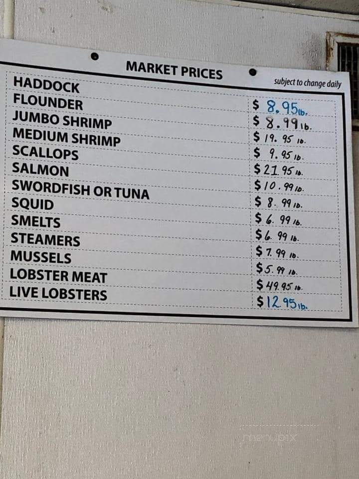 Bradford Seafood Restaurant - Haverhill, MA menu_pic