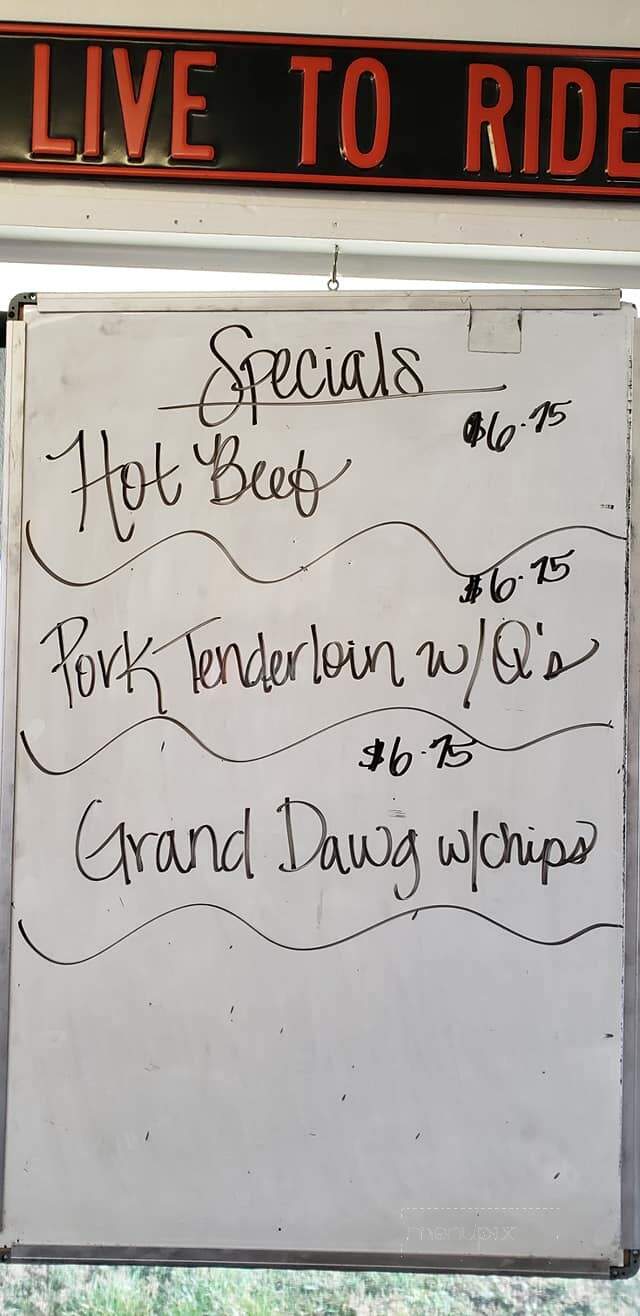 Pit Stop Cafe - Grove, OK menu_pic