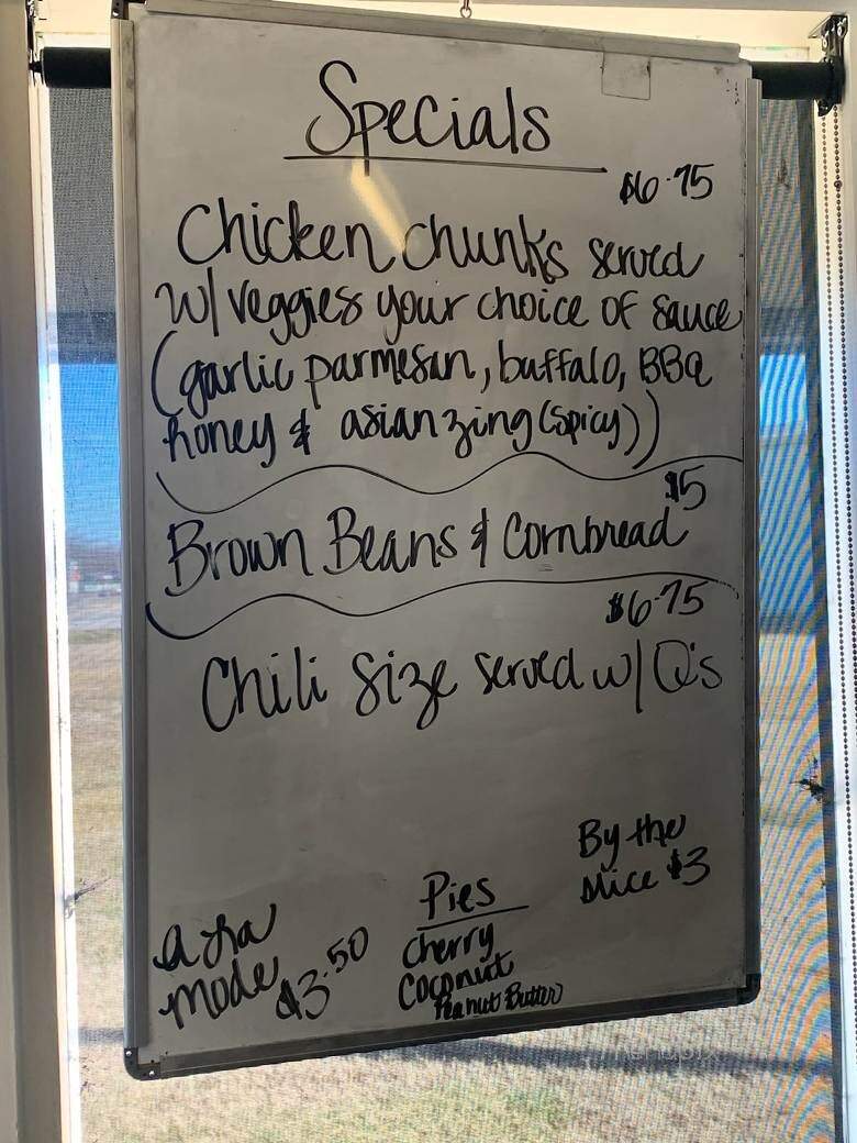 Pit Stop Cafe - Grove, OK menu_pic