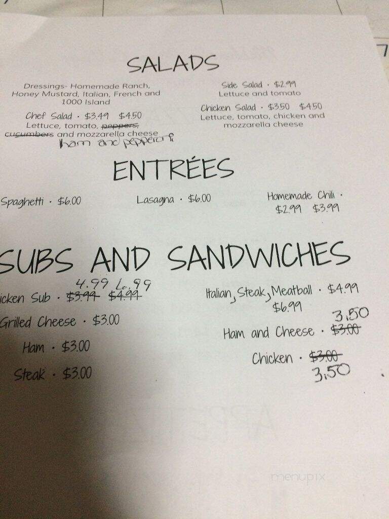 Michael's Pizza Cottage - Talbott, TN menu_pic