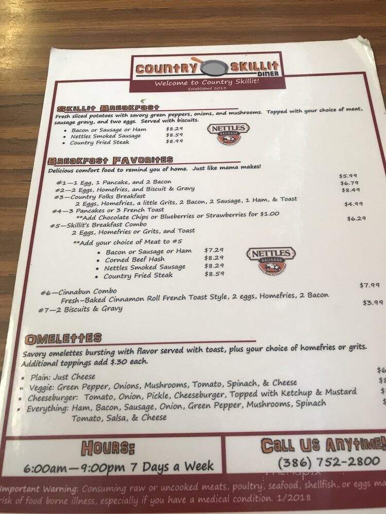 Country Skillet Diner - Lake City, FL