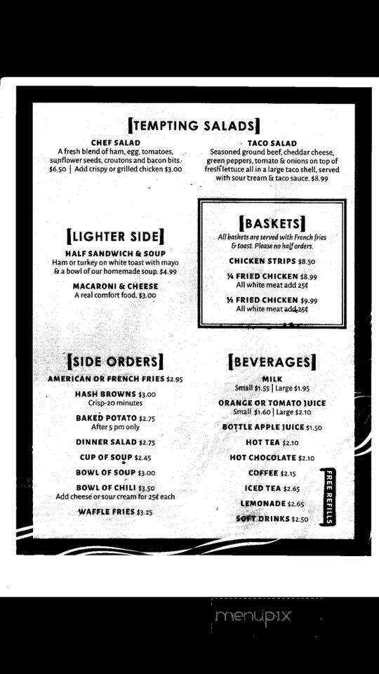 Hillcrest Family Restaurant - Albany, MN menu_pic