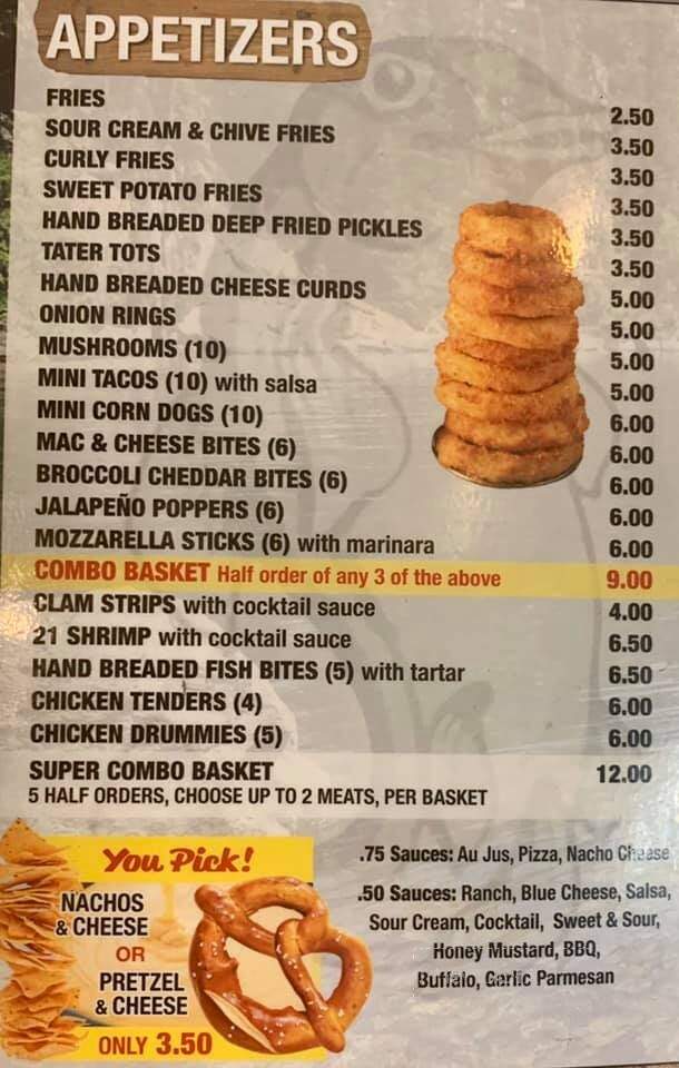 Big Minnow - Holcombe, WI menu_pic