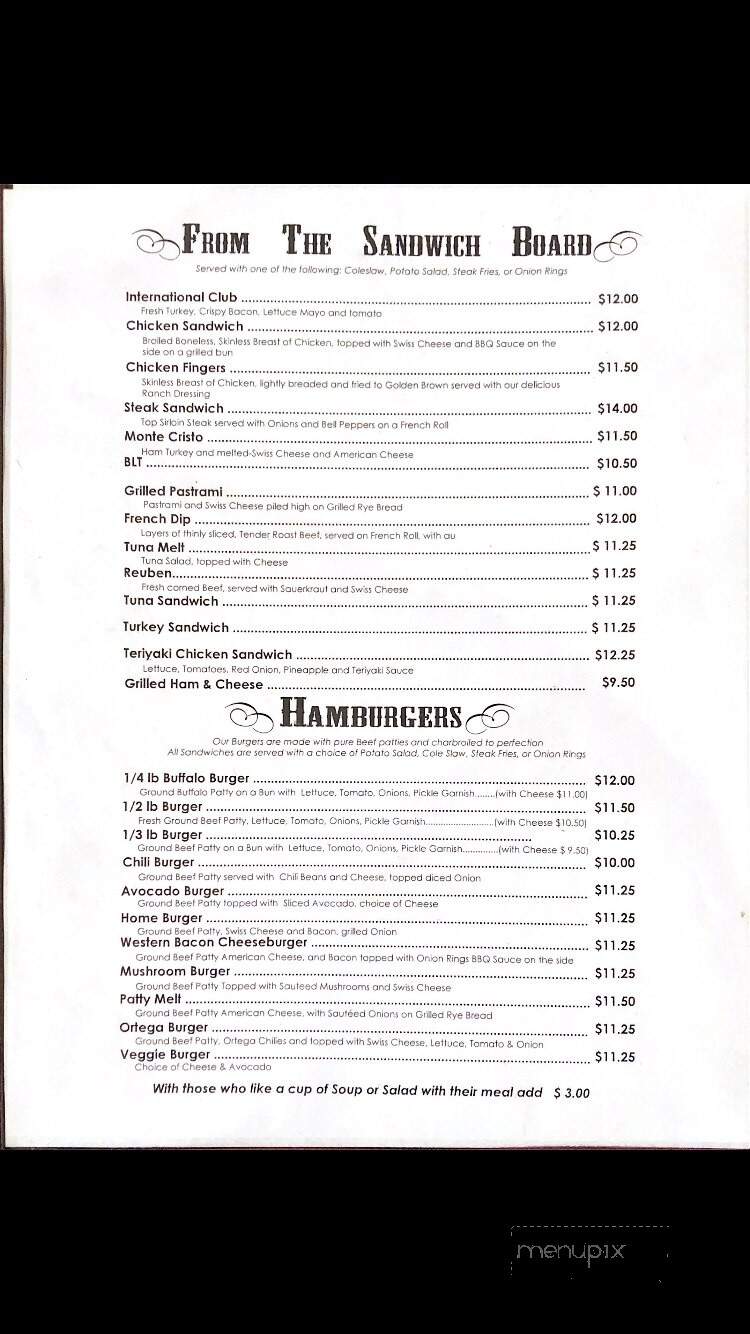 Home Made Resturant - Santa Clarita, CA menu_pic