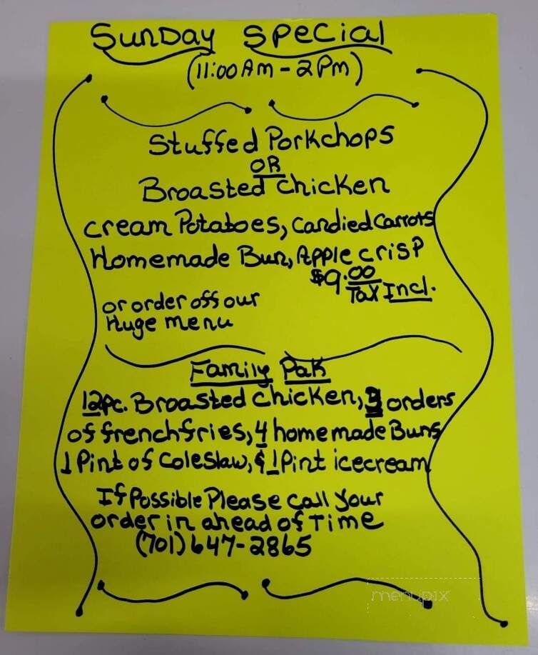 Kulm Tasty Treats - Kulm, ND menu_pic