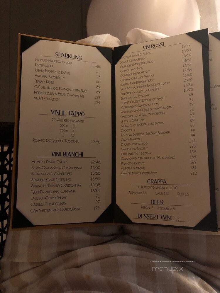 IL Tappo - Honolulu, HI menu_pic