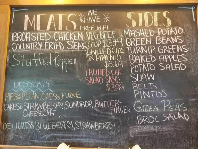 Lulu's Cafe - Estill Springs, TN menu_pic
