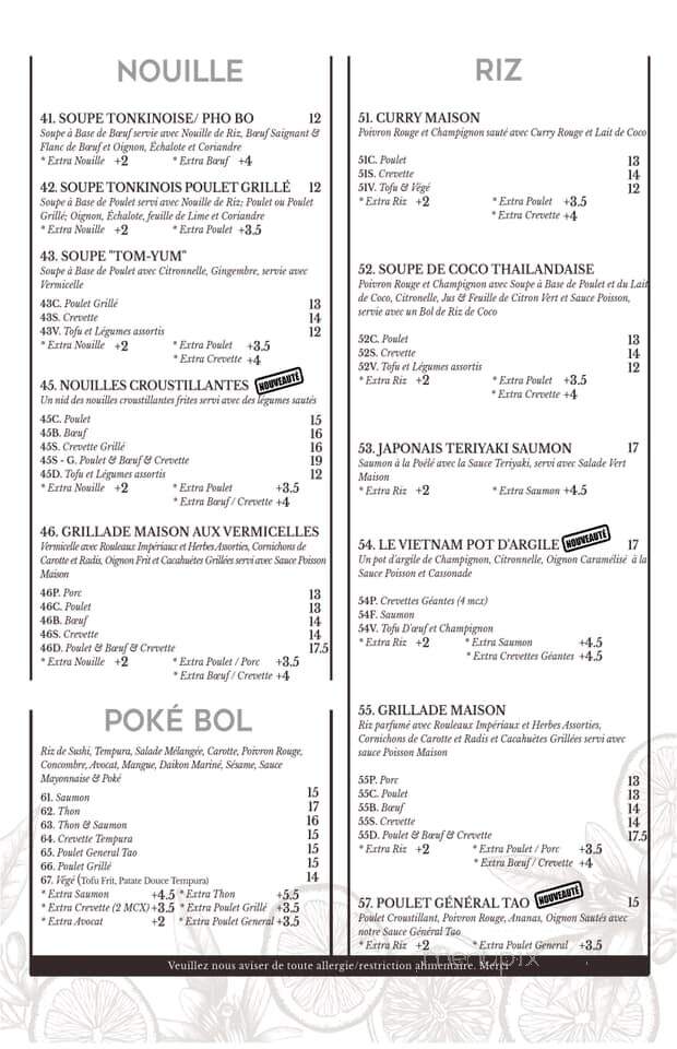 Lime Griffintown - Montreal, QC menu_pic
