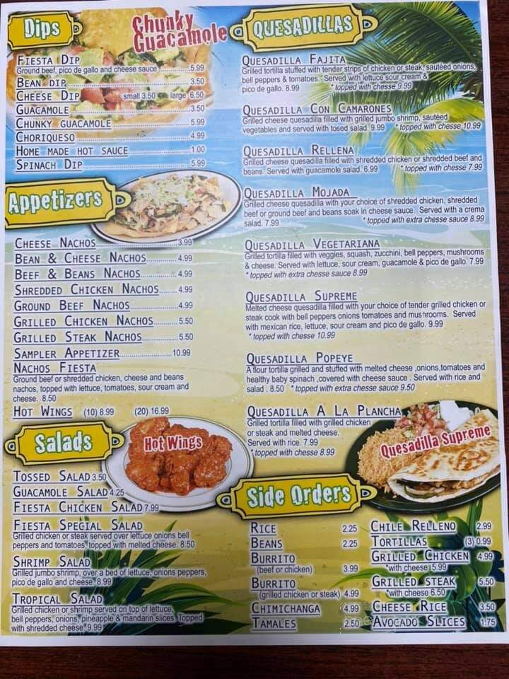 Fiesta Acapulco - Dawson Springs, KY menu_pic