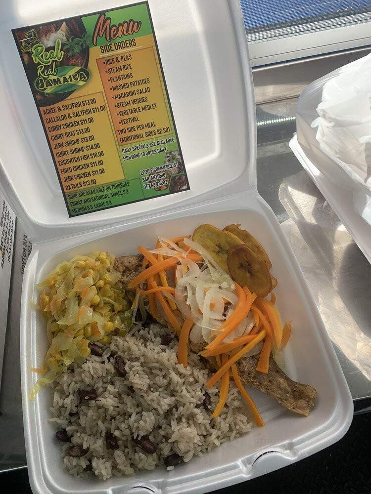 Real Real Jamaica - San Antonio, TX menu_pic