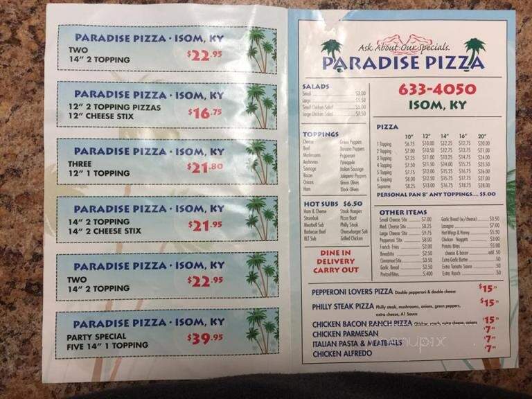Paradise Pizza - Whitesburg, KY