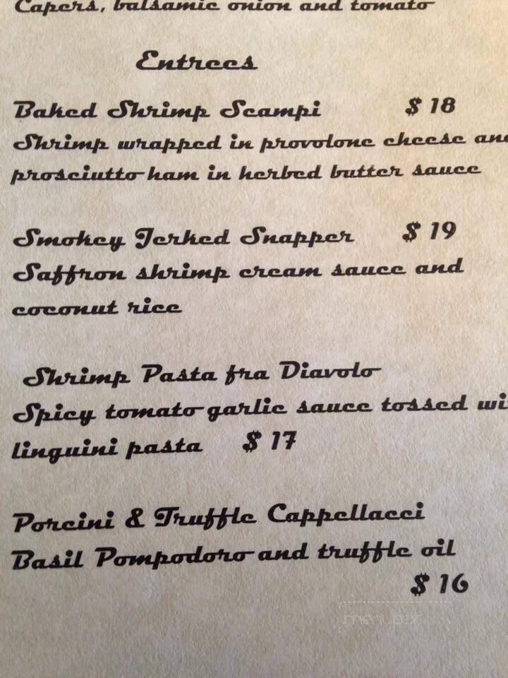 Shallots - Salida, CO menu_pic