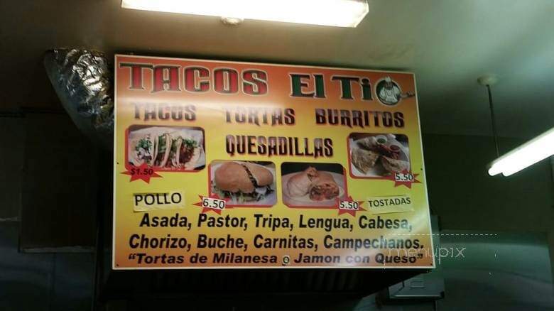 Tacos El Tio - Kansas City, KS menu_pic