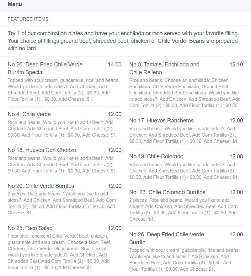 Mongolian House - Jacksonville, NC menu_pic
