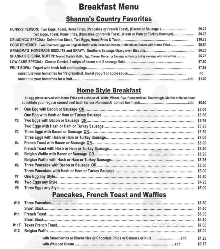 Shanna's Country Kitchen - Lincoln, RI