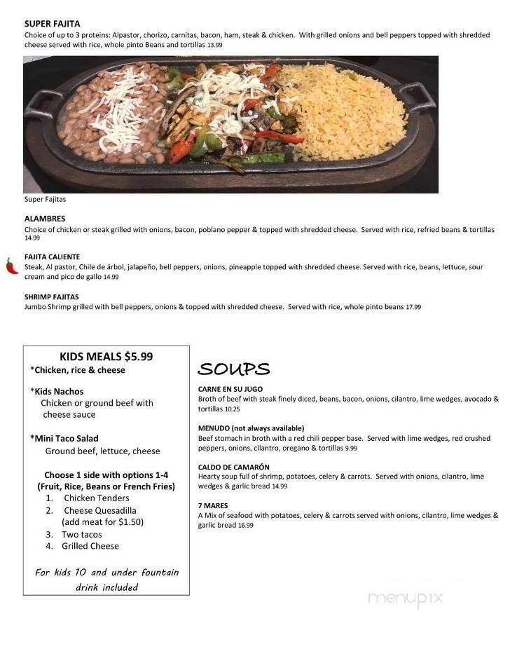 El Dorado Express - Springfield, IL menu_pic