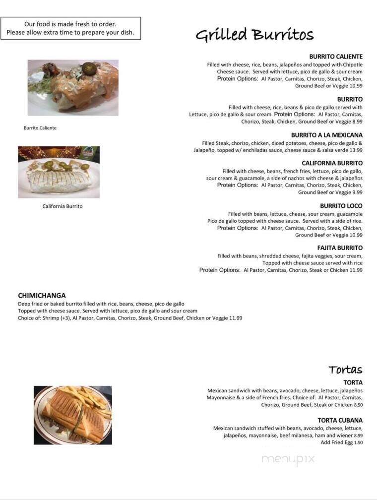 El Dorado Express - Springfield, IL menu_pic