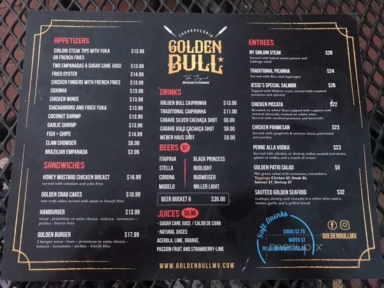 The Golden Bull Brazilian Steakhouse - Vineyard Haven, MA