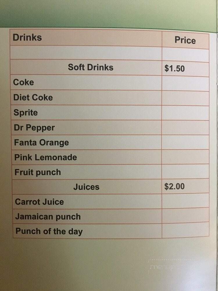 Jazzy's Too - Little Rock, AR menu_pic