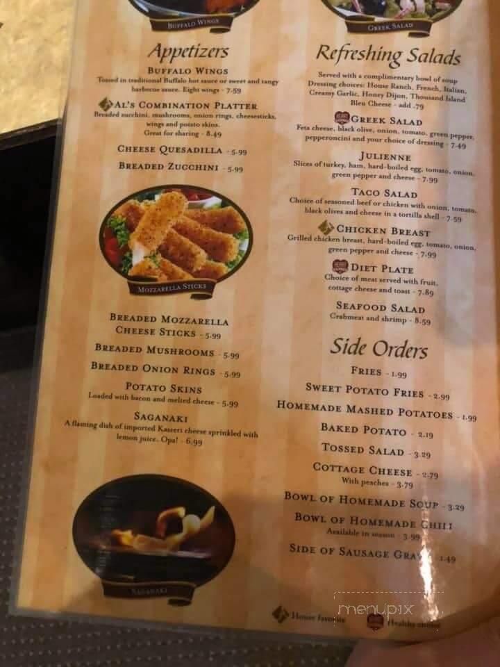 Al's Place - Streator, IL menu_pic