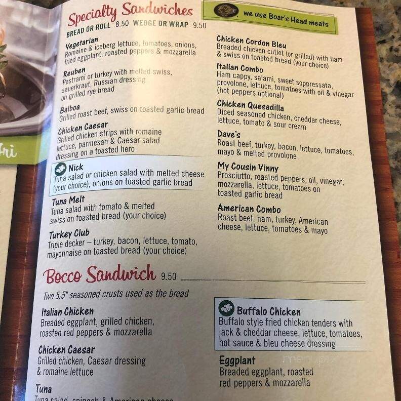 Nick's Corner Market - Armonk, NY menu_pic