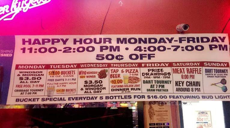 Flinstones Lounge - Clearwater, MN menu_pic
