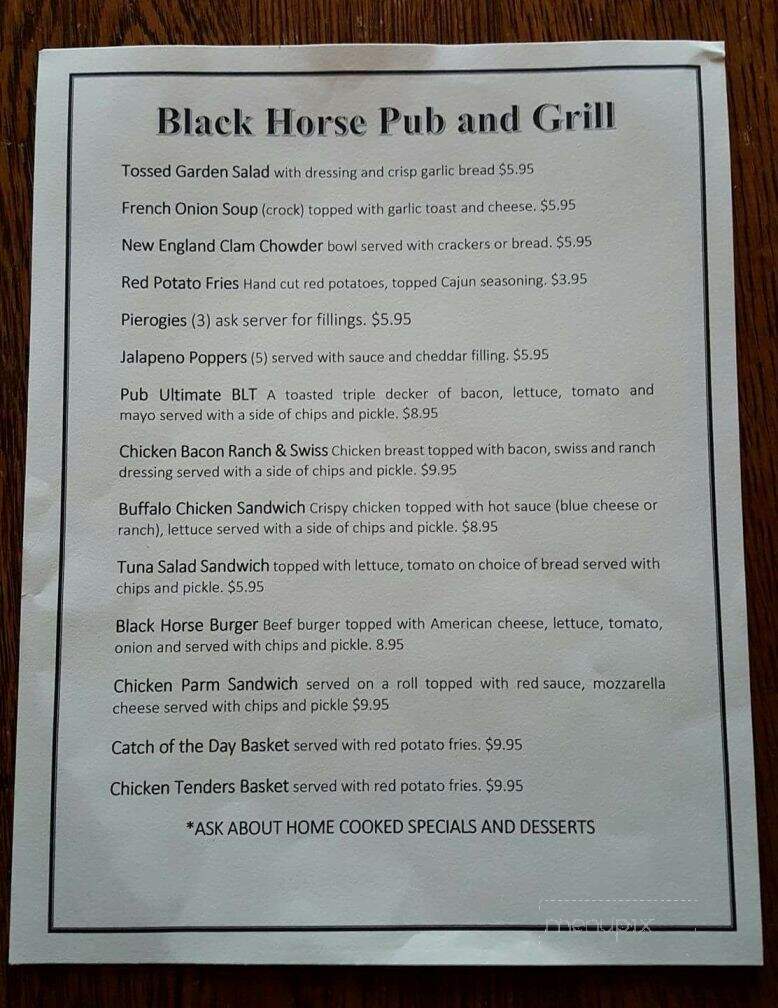 Black Horse Pub & Grill LLC - Tobyhanna, PA