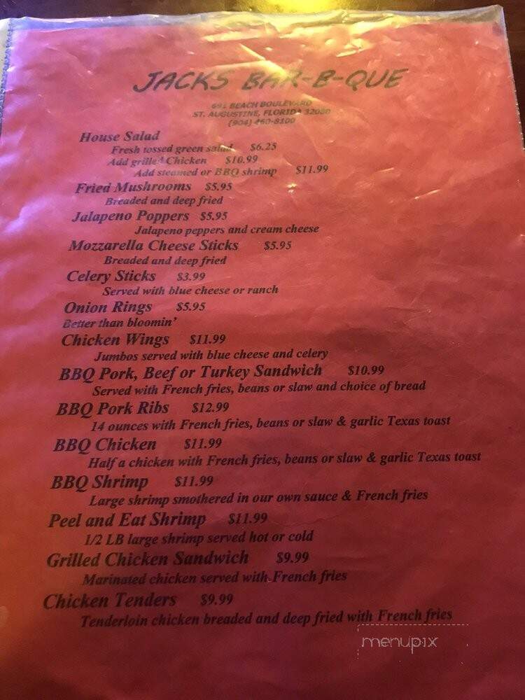 Jacks BBQ - St Augustine, FL