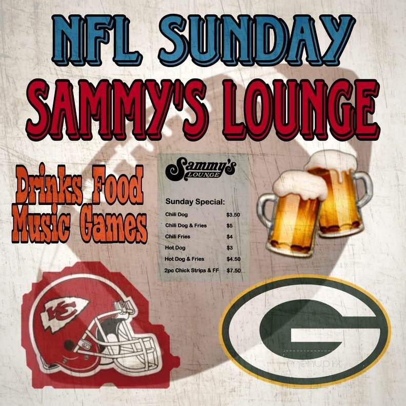 Sammy's Lounge - Cedar Rapids, IA menu_pic