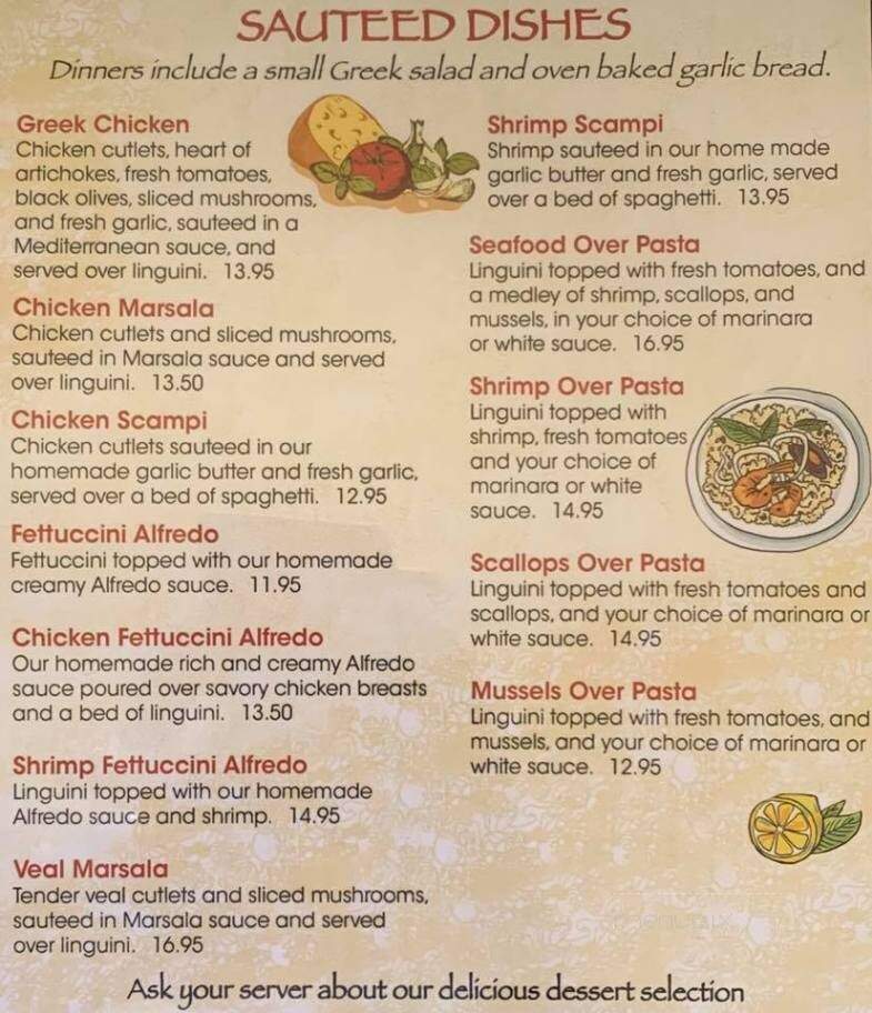 Stavro's Pizza House - Fruitland Park, FL menu_pic