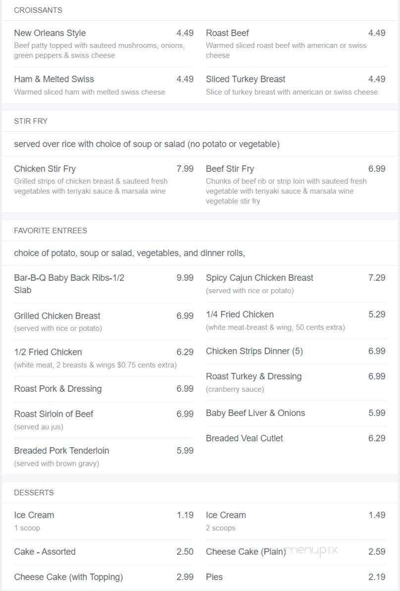 Fiona's Family Restaurant - Wood River, IL menu_pic