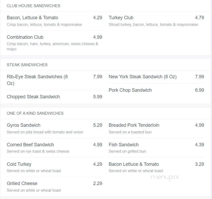 Fiona's Family Restaurant - Wood River, IL menu_pic
