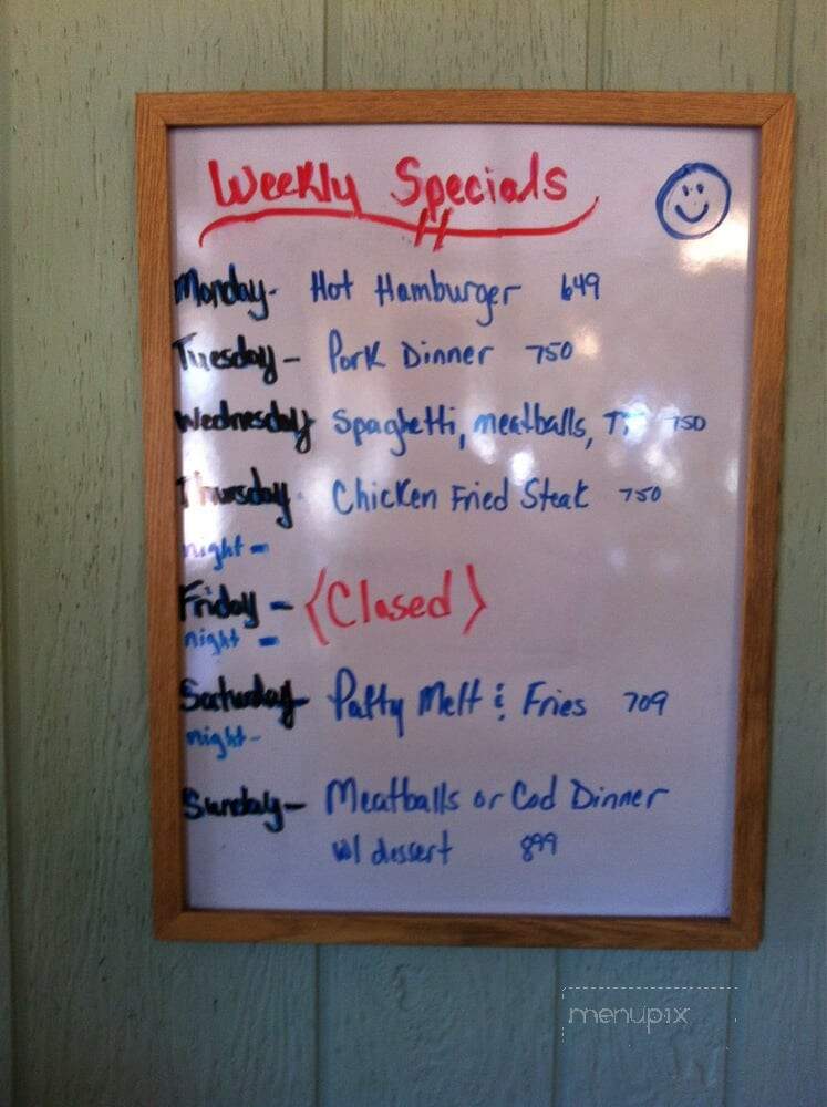 Gramma Jo's Kitchen - Park River, ND menu_pic