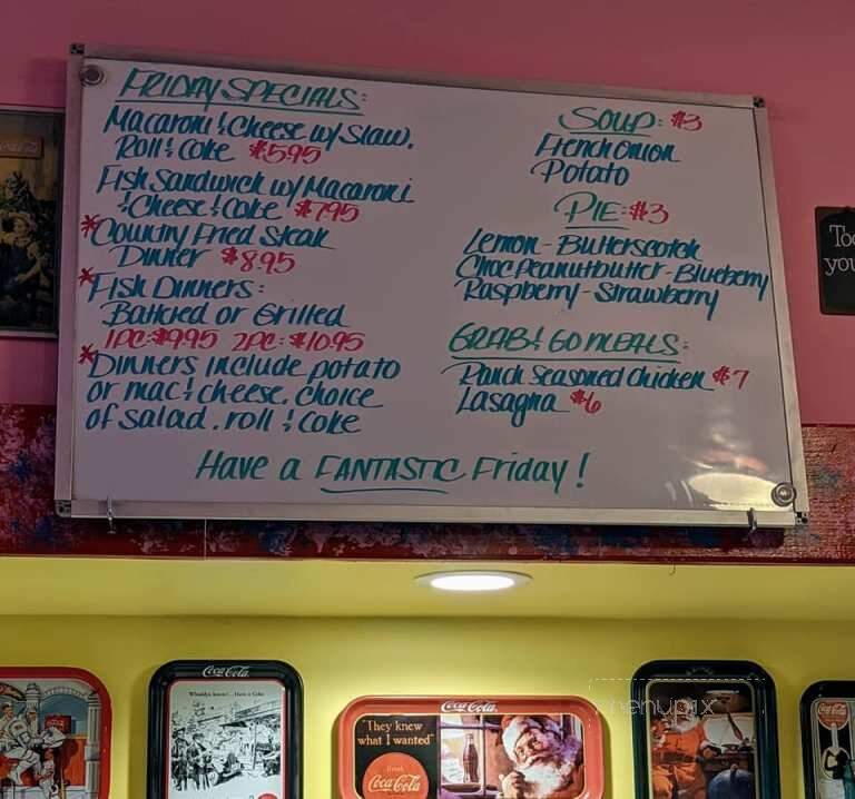 Missy's Arcade Restaurant - Titusville, PA menu_pic
