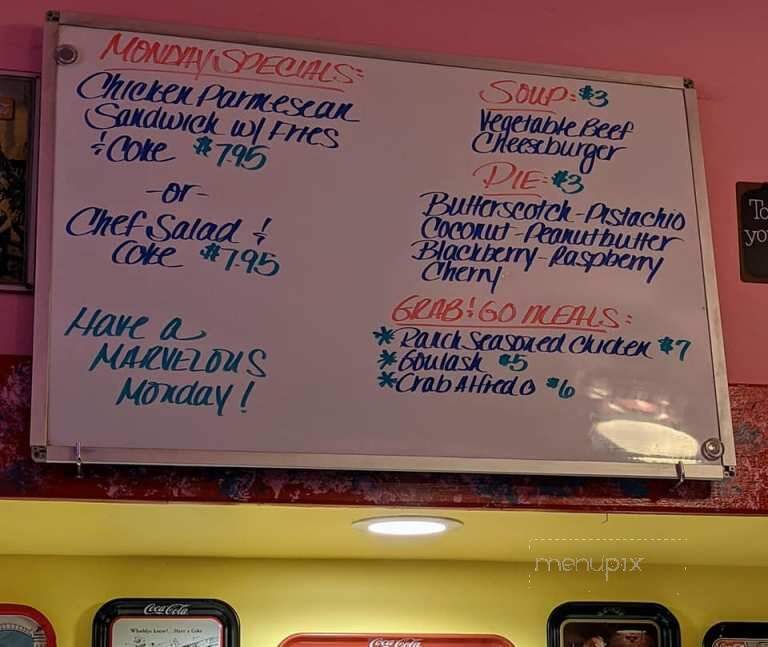 Missy's Arcade Restaurant - Titusville, PA menu_pic
