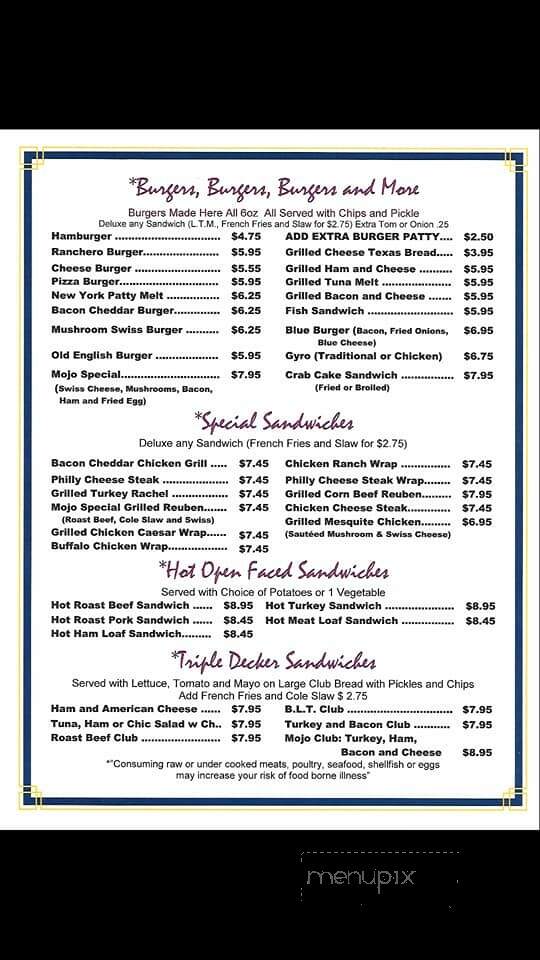 Mt Joy Family Restaurant - Mount Joy, PA menu_pic