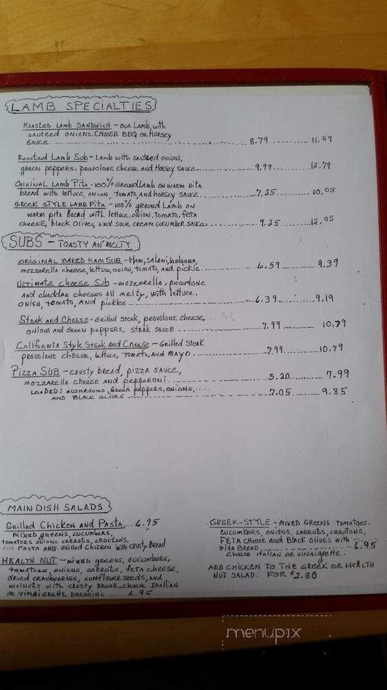 Shepherd's Farm - Confluence, PA menu_pic