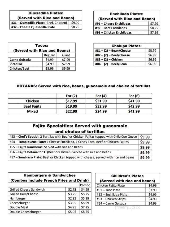 La Feria Coffee Shop - La Feria, TX menu_pic