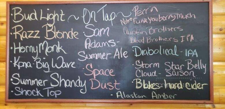 The Stone Bar & Grill - Hubbard Lake, MI menu_pic