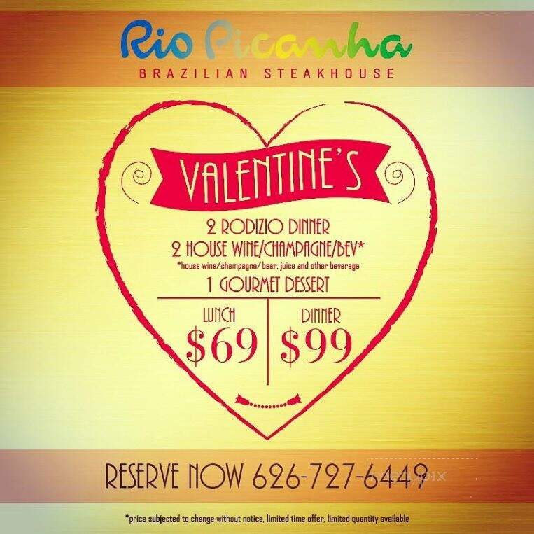 Rio Picanha Brazilian Steakhouse - West Covina, CA menu_pic