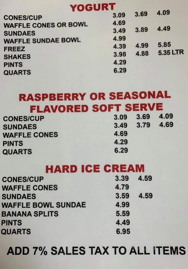 Kool Cones - Pittsburgh, PA menu_pic