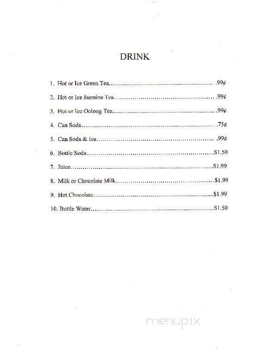 Tree Cafe - Moses Lake, WA menu_pic