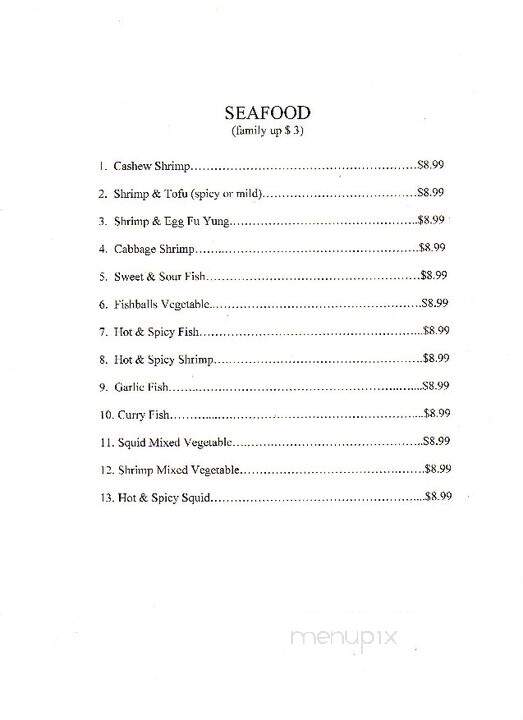 Tree Cafe - Moses Lake, WA menu_pic